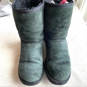 UGG Classic II Short Boots Dark Gray/Black 8